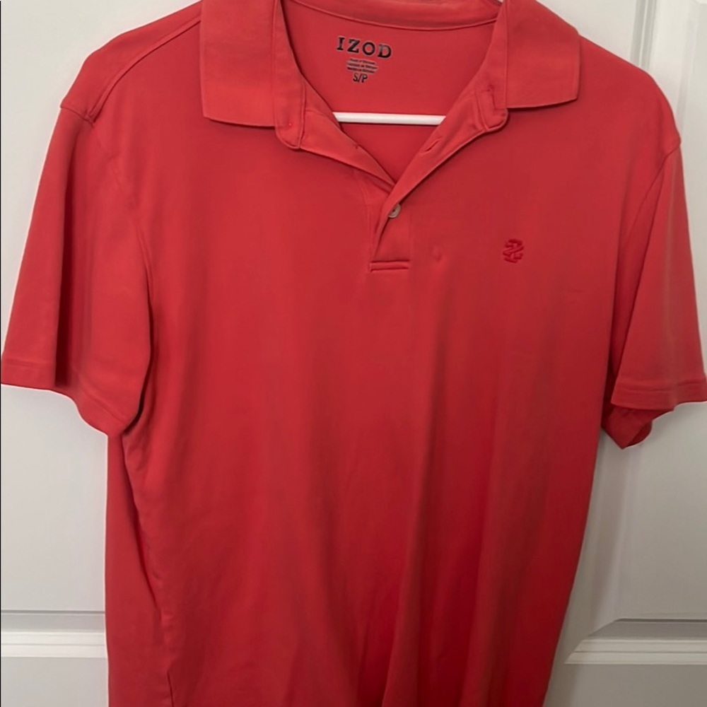 Mens Polo, Salmon colored